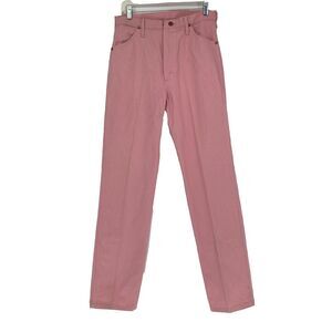 Vintage Wrangler Cowboy Cut Jeans Womens 30 x 34 Pink Juniors 15 USA Americana